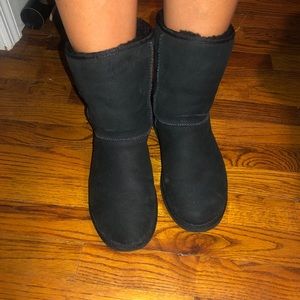 Short black Uggs for women